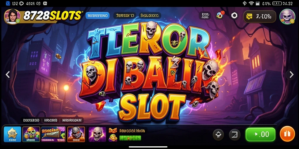 Gameplay menyeramkan di 8728SLOTS dengan suasana horor yang mencekam.