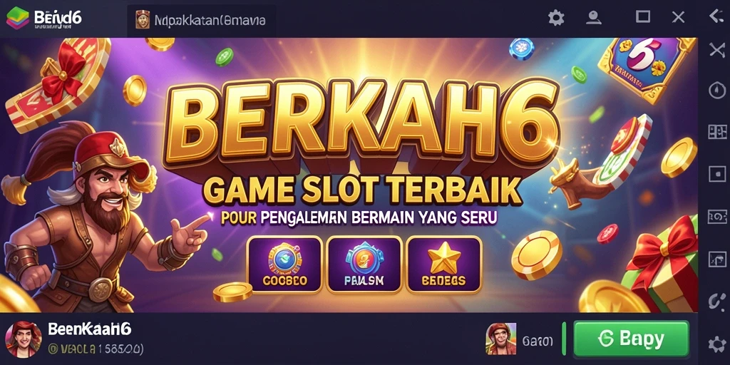 Tampilan menarik dari gameplay Slot di BERKAH6 yang penuh warna.