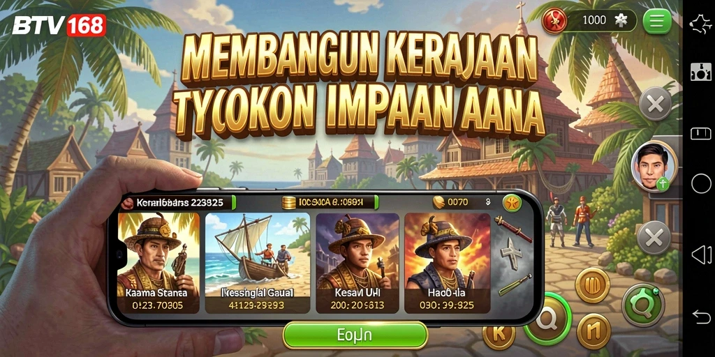 Tampilan gameplay BTV168 yang seru dan interaktif.