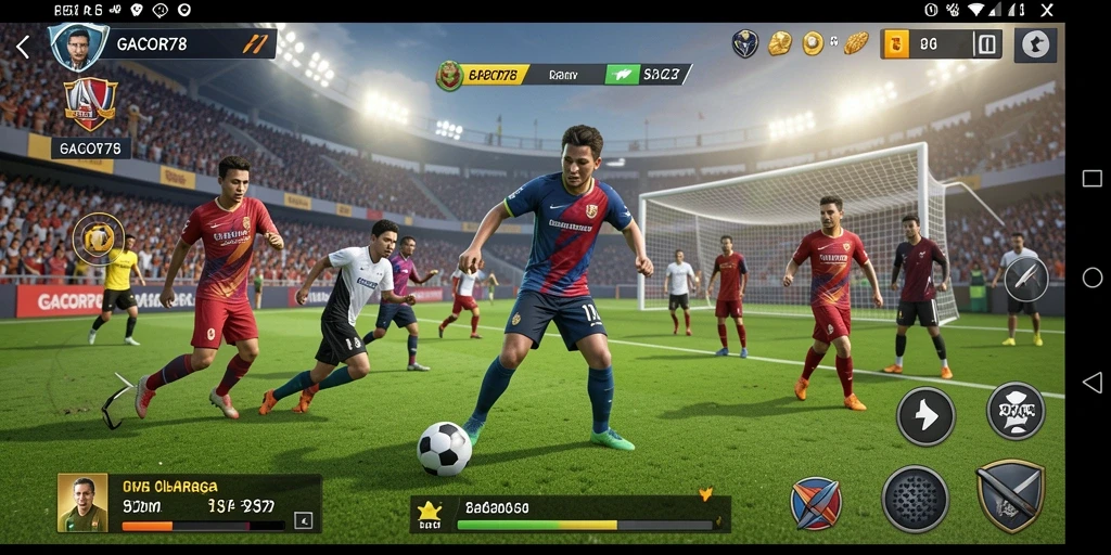 Gameplay seru GACOR78 yang menampilkan aksi olahraga.