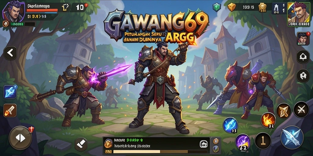 Tampilan gameplay GAWANG69 yang mendebarkan dan penuh aksi.