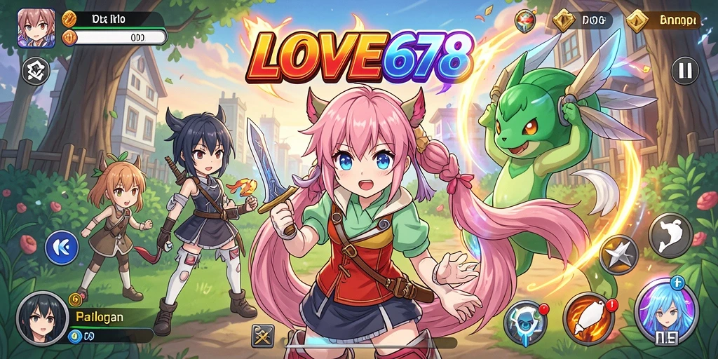 Tangkapan layar menunjukkan pengalaman gameplay menawan di LOVE678.