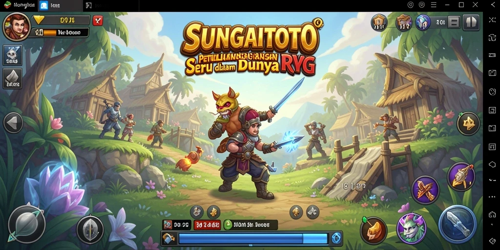 Tampilan gameplay RPG yang menakjubkan dan mendebarkan.