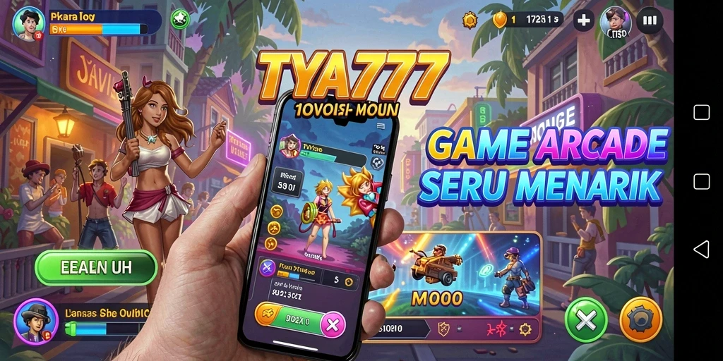 Screenshot gameplay TYA777 yang menunjukkan aksi seru dalam game Arcade.